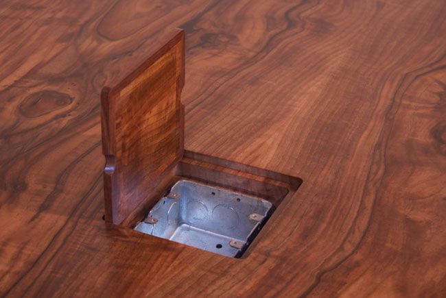 An Electricians Tips When Building A, Hardwood Floor Receptacle