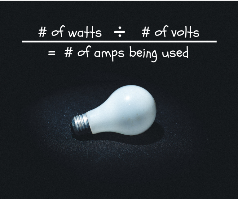 amps x volts watts