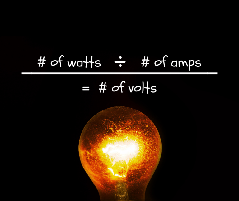 amps volts watts